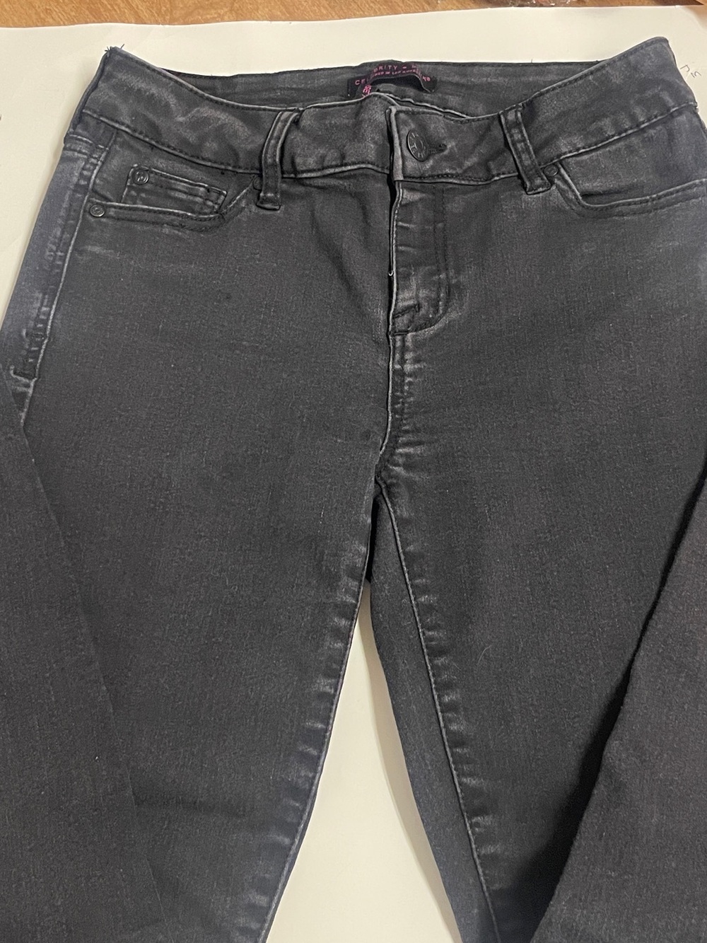 Celebrity Pink Black Skinny Jeans